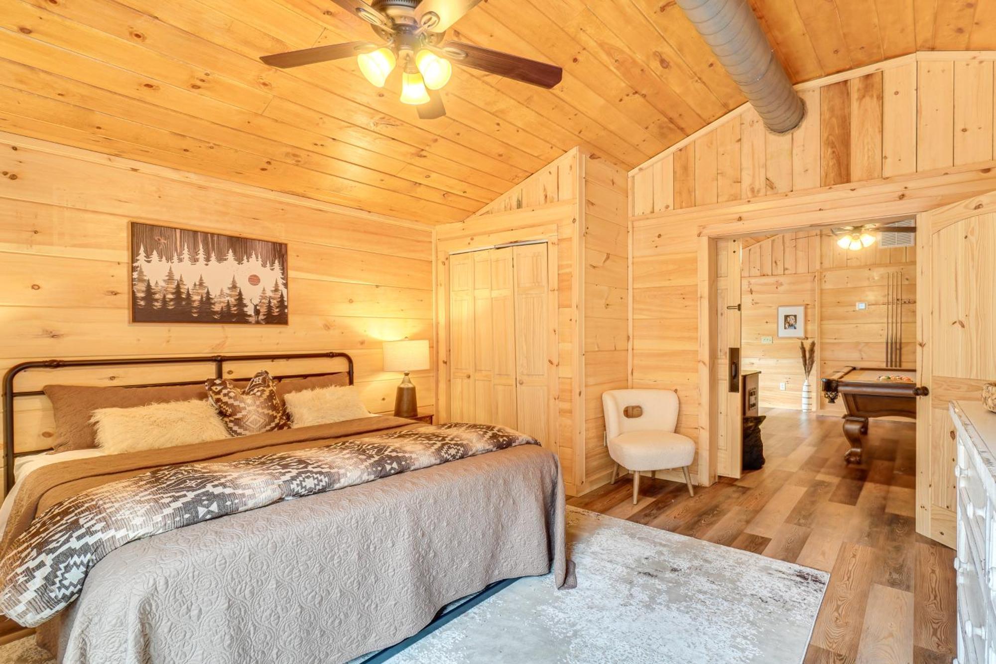 Cozy Sevierville Cabin With Hot Tub And Game Room! 비둘기 포지 외부 사진